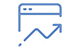 Monthly performance reports icon