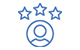 Influencer & organic traffic sources icon