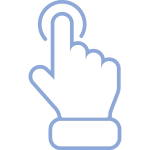 finger touch icon
